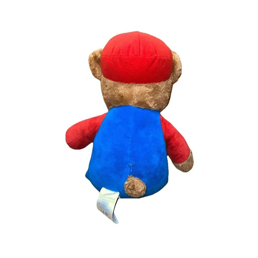 Nintendo Build A Bear Super Mario‎ Bros Stuffed Plush Bear DISCONTINUED BAB 2017
